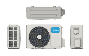 Midea VRF V6 chia ống thông gió thu hồi nhiệt Trần V8 Cassette cuộn dây Quạt T3 nhà máy công nghiệp điều hòa không khí trực tiếp - Product Image 4