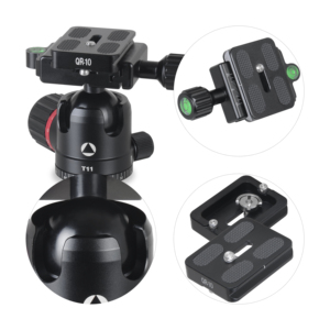 Kingjoy A82 + T11 Chuyên Nghiệp Video Máy Ảnh Tripod Đứng Bóng Đầu Di Động <span class=keywords><strong>Monopod</strong></span> Cho Điện Thoại Quay Video - Product Image 5