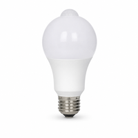 Ampoule LED avec capteur de mouvement PIR E26 E27 B22, lampe activée par le mouvement, 4.4W 6W 13.3W 90-260V CRI 90 pour couloir, escalier, garage
