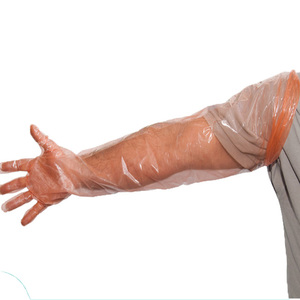 Guantes de mano A.I Guante Para <span class=keywords><strong>Inseminar</strong></span> Bovino Guantes veterinarios largos de brazo completo - Product Image 4