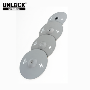 ชุดฉาบอิเล็กทรอนิกส์ UNLOCK H12141416 HH11 13 ชิ้น แบบยางลดเสียงรบกวน สำหรับกลองไฟฟ้า ไฮแฮท แครช ไรด์ ใช้งานร่วมกับ <span class=keywords><strong>Roland</strong></span> <span class=keywords><strong>TD</strong></span> Series ได้ - Product Image 1