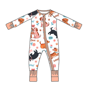 卡通印花竹纤维婴儿睡衣柔软透气新生儿婴儿幼儿男孩女孩睡衣连体衣批发 RTS - Product Image 4