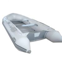 Bateau pneumatique pliable de pêche personnalisé en PVC de 3m, 4m, 5m, 6m