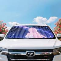 Pabrik Kustomisasi Penutup Kaca Mobil Anime Kartun Kustom, Pelindung Kaca Mobil Universal Film Horor Klasik