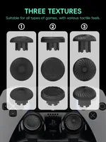 DATA FROG 8 pièces Capuchons de joystick en plastique pour manette PS4/PS5 Edge Elite, capuchons de joystick en forme de champignon, capuchons de joystick Xbox Series