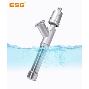 วาล์วเติมลมสแตนเลส ESG แบบนิวเมติก 7 บาร์ ติดตั้งรวดเร็ว สำหรับเครื่องดื่ม เบียร์ น้ำมัน น้ำผึ้ง - Product Image 2