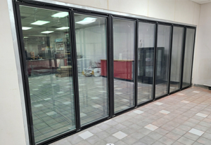 75mm 100mm 150mm PIR <span class=keywords><strong>cam</strong></span> lock isolato walk in cooler cool cold storage room panel con porta in vetro del congelatore - Product Image 5