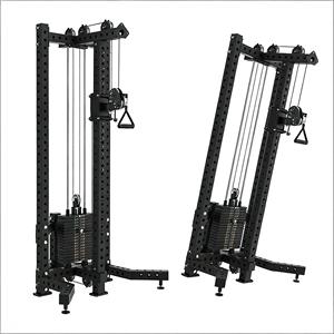 Nuovo Modello di Macchina Lat Pull a Doppia Puleggia Montata a Parete, Multifunzione con Selezione del Carico a Perni per Bodybuilding e Allenamento della Forza - Product Image 4