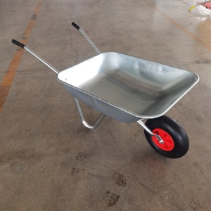 <span class=keywords><strong>Carretilla</strong></span> de Jardín de Acero y Metal WB5204 con Ruedas Neumáticas para Uso Industrial - Product Image 2