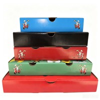 Maßgefertigte Offset-Öko-Freundliche Biologisch Abbaubare Weiße Wellpappe Pizza-Verpackung mit Prägung Lebensmittelecht Einweg-Verpackung Großhandel