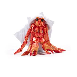 Juguete de Cangrejo Ermitaño con Articulaciones Integradas Desmontables y Móviles, Impreso en 3D, Figura de Animal Creativa para Niños, Hecho de Plástico Resistente - Product Image 2