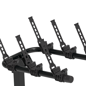 Support de vélo de remorquage arrière de voiture, support d'attelage de vélo de véhicule automobile, 4 sangles en caoutchouc de vélo, support de vélo pliable - Product Image 3