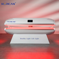 Lit de luminothérapie infrarouge Merican M4 rouge 660nm 850nm Technologie LED pour le bien-être à domicile