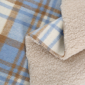 Rongbao Dệt Sáng Tạo Mới Nhất In <span class=keywords><strong>Micro</strong></span> Cực Sherpa Đan Vải Lông Cừu Cho Dệt Áo - Product Image 2