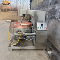 CE-gecertificeerde automatische industriële kookapparatuur 100L-600L capaciteit koperen kom ketel planetaire menging kookolie fabriek