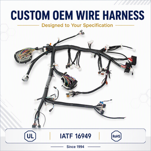 Kit de câblage personnalisé OEM pour phares automobiles – Solution de faisceau de câbles de Chine pour applications électroniques - Product Image 1
