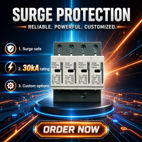 Parafoudre domestique HUIDICH AC SPD 20KA 40KA 30KA 60KA 2P 4P 385V – Dispositif de protection contre les surtensions basse tension