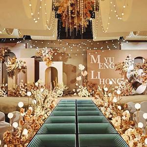 2025แฟชั่นล่าสุดตกแต่งฟลอร์เต้นรำงานแต่งงานด้วยคู่มือโคมไฟเติมแสง - Product Image 4