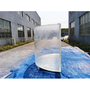 レストラン用アクリルを使用した超透明水族館デザイン、水族館の装飾水中風景 @ - Product Image 6