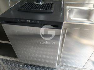 Remolques de Comida para Servicios de Catering, Camión de Comida Totalmente Equipado de 9 pies, Carrito de Comida Rápida, Cafetería Móvil, Heladería, Cocina Móvil - Product Image 5