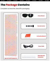 IDEATHERAPY 1152 Panel de Terapia de Luz Roja con Doble Chip LED, 9 Longitudes de Onda, Panel de Luz Roja de Cuerpo Completo para Bienestar en el Hogar