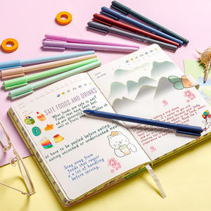 Stylos à encre gel en plastique colorés pour étudiants, promotionnels pour les entreprises, avec logo personnalisé - Product Image 2