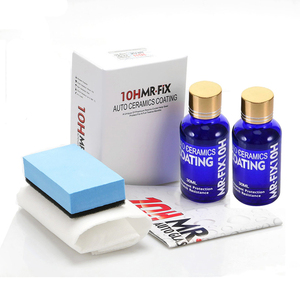 ซุปเปอร์ดีเทลลิ่ง 10H แอนตี้-สคราช ออโต้ เซรามิค กลาสโค้ท ไฮโดรโฟบิก 30 มล. น้ำยาเคลือบเงา<span class=keywords><strong>รถ</strong></span>ยนต์ 2 ชิ้น สำหรับดูแลรักษารถยนต์ - Product Image 1