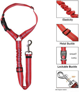 Laisse Rétractable Réfléchissante en Nylon pour Chien et Chat, Corde Élastique Robuste, Vente en Gros - Product Image 1
