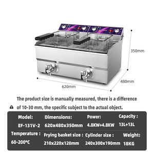 Freidora electromecánica comercial <span class=keywords><strong>de</strong></span> gran capacidad, freidora inteligente <span class=keywords><strong>de</strong></span> temperatura constante, freidora electromecánica - Product Image 6