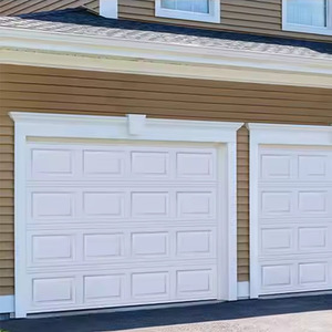 Porta del Garage commerciale resistente con motore silenzioso e Design antifurto in stile moderno reticolato impermeabile in fibra di vetro - Product Image 4