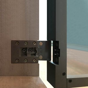 Zinc Alloy Soft Close Wardrobe Cabinet Hinge Heavy Duty Invisible Pintle Hinge