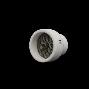 Cangkir las Tig keramik 2.4mm WP17 18 26 14 #53NQCN untuk obor habis pakai