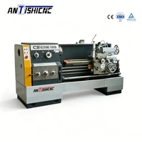 Tour manuel à tête engrenée CS6250B pour usinage de métaux à couple élevé, machine de tournage industrielle robuste pour atelier, fabricant