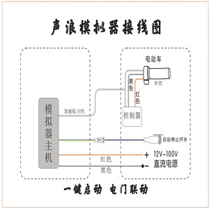 เครื่องจำลองเสียงเครื่องยนต์รถโกคาร์ทไฟฟ้า 12V วูฟเฟอร์พลาสติก สำหรับการดัดแปลงอัพเกรด - Product Image 3