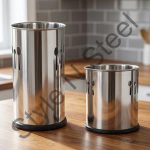 Porte-outil de cuisine en acier inoxydable porte-couverts avec poinçon Design cuillère couteau porte-pince au prix de gros - Product Image 3