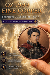 Moneta Commemorativa Personalizzata 1OZ .999 in Rame Puro Cloud Palace Warrior, Oggetto da Collezione Fantasy - Product Image 2