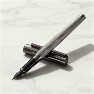 Golden and <b>Silver</b> Business High End Metal Fountain <b>Pens</b> with logo Fountain <b>Pen</b> Luxury 0.5mm Writing Diameter for Corporate Gifts - Product Image 4