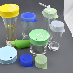 Couvre-gobelet en silicone extensible 5-8 cm, couvercle en silicone souple pour cocktail, couvercle en silicone pour vin - Product Image 5