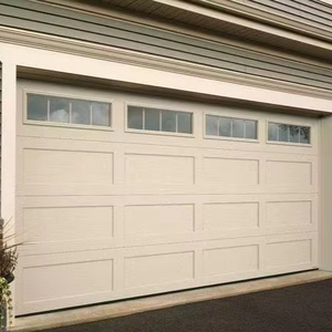 <span class=keywords><strong>Porte</strong></span> de <span class=keywords><strong>garage</strong></span> sectionnelle <span class=keywords><strong>électrique</strong></span> automatisée moderne de haute qualité, étanche, en verre noir, à levage élevé - Product Image 1