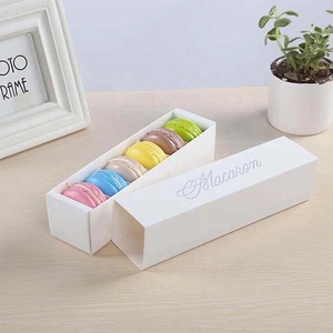 Kunden spezifische 4 6 12 24-Keks-Schokolade Macaron bedruckte Kunststoffs chale UV-haltbare Verpackung Schubladen <span class=keywords><strong>box</strong></span> für Lebensmittel Geschenk Präsentation - Product Image 2