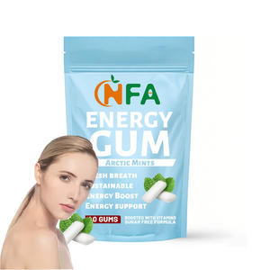 Comprimés de gomme énergétique de boost d'énergie de marchandise de trésorerie de qualité supérieure avec vitamine au goût frais - Product Image 1