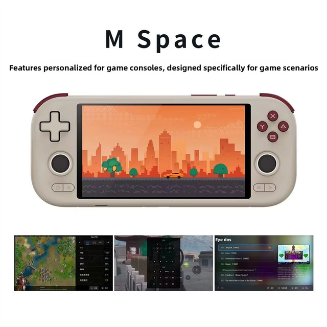 F Mangmi AIR X Handheld Game Console 5.5 Inch IPS Touch Screen Android 14 WiFi 5000mAh Retro Game Player Wholesale