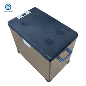 BCD-50C 50L 12V Small Car Fridge Refrigerator Portable For Driving Travel Fishing Outdoor And Home Use With AC Adapter