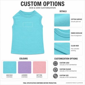 Solid Color Cotton Dog Coat Breathable Leisure Style All Seasons Pet <b>Clothes</b> <b>for</b> Dogs - Product Image 3