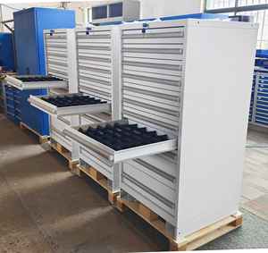 ROCKBEN Robuster Schwerlastschrank Werkstatt Fabrik Garage Lagerschrank CNC Mechaniker Rollender Stahlwerkzeug Modulschrank - Product Image 4