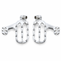Nouvelles repose-pieds universelles antidérapantes en alliage d'aluminium CNC pour moto, motocross, enduro, accessoires de modification, style chinois