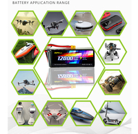 Baterai Drone FPV DUPU 6S Lipo 10000/12000mAh 100C LiHV 14.8V 22.2V 44.4V untuk 7-8 inci 400-450mm X8 10 inci FPV S800S1000