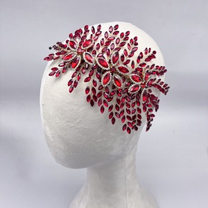 Sp5230 đầy màu sắc làm bằng tay 3D Dây thực vật phù dâu áo choàng buổi tối pha lê vạt áo ăn mặc bảng vá rhinestone hoa đính - Product Image 3