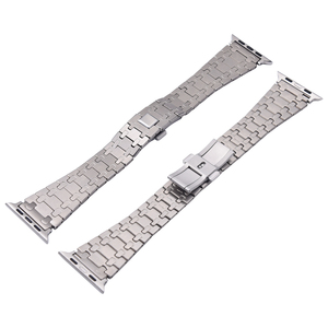 JAETIUM Correa de Reloj de Titanio de Lujo para Apple Watch Ultra, Cierre de Mariposa, Correa de Repuesto de Titanio para iWatch - Product Image 2