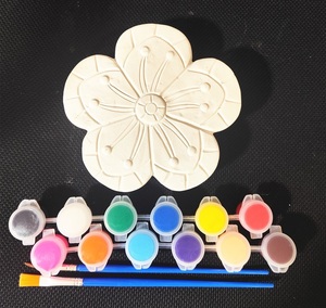 Plaster DIY <b>Ceramic</b> <b>Paint</b> Craft Kit-Kids' Model Coloring Toys <b>Paint</b> Your Own Valentines Stepping Stones - Product Image 4